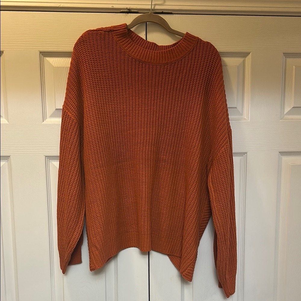 Cozy Orange Sweater